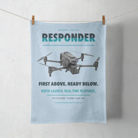 Thumbnail for BRINC Responder design on light blue towel