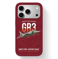 Thumbnail for Hawker Siddeley Harrier GR3 design on dark red magsafe iphone case, for iPhone 17 Pro