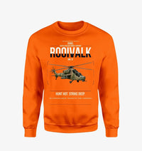 Thumbnail for Denel Rooivalk Mk 1F design on orange sweatshirt