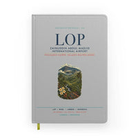 Thumbnail for Zainuddin Abdul Madjid International Airport Lombok (LOP) design on light gray notebook