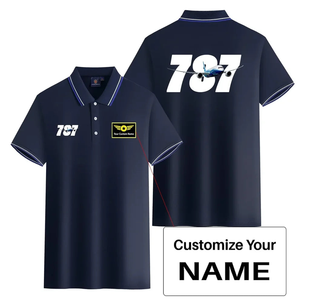 Customisable Boeing 787 Polo Shirt - view 5