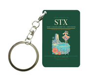 Thumbnail for Henry E. Rohlsen Airport (STX) design on dark green key chain