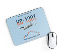Thumbnail for KC-130T NP2000 design on light blue rectangle mouse pad