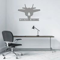 Thumbnail for Customisable Aircraft Silhouette Metal Sign - view 5