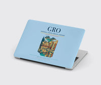 Thumbnail for Girona–Costa Brava Airport (GRO) design on light blue MacBook case