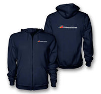 Thumbnail for Philippine Airlines logo on navy blue zipped hoodie
