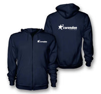 Thumbnail for Corendon Airlines logo on navy blue zipped hoodie