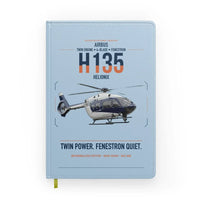 Thumbnail for Airbus H135 design on light blue notebook