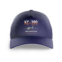 Thumbnail for Embraer KC-390 Millennium design on dark blue printed hat