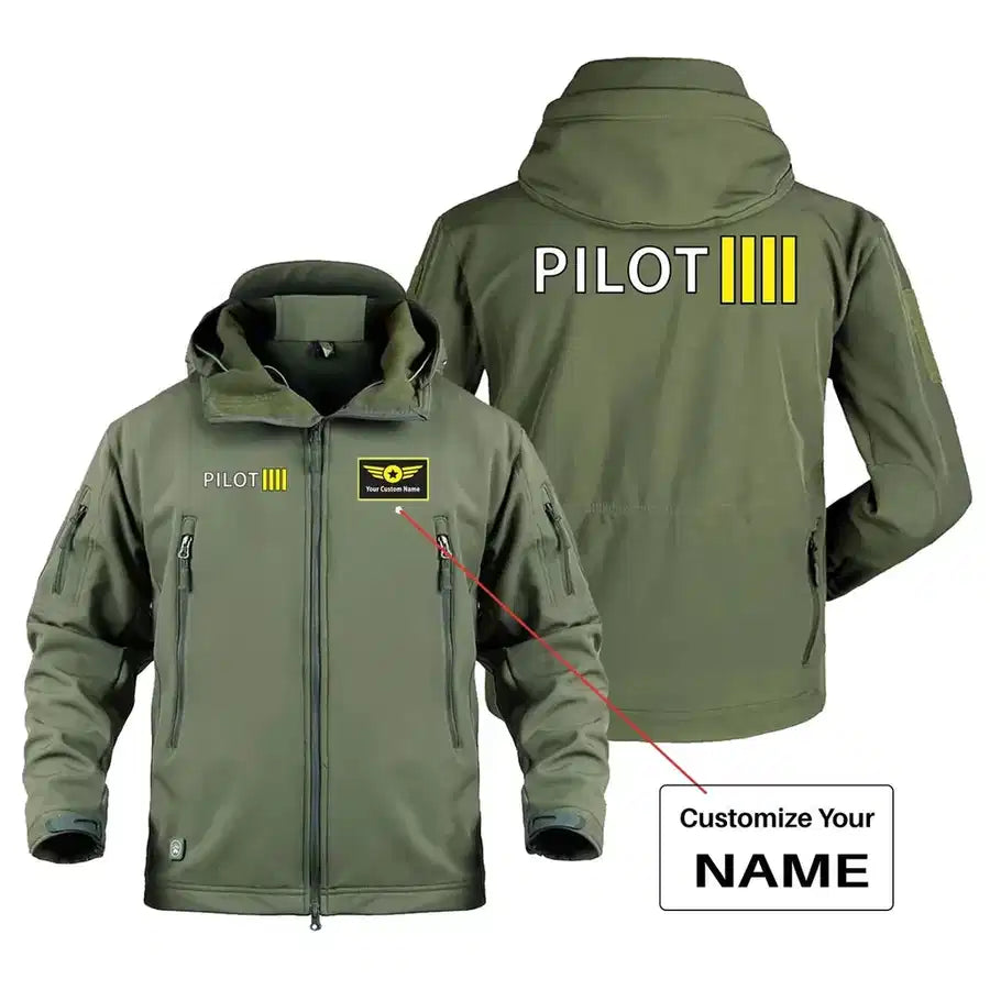 Customisable Pilot & Stripes Jacket - view 5