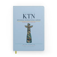 Thumbnail for Ketchikan International Airport (KTN) design on light blue notebook