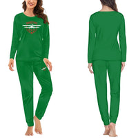 Thumbnail for Super Born To Fly women pajamas - Green
