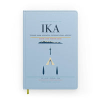 Thumbnail for Tehran Imam Khomeini International Airport (IKA) design on light blue notebook