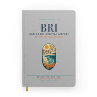 Thumbnail for Bari Karol Wojtyła Airport (BRI) design on light gray notebook