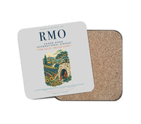 Thumbnail for Chisinau Eugen Doga International Airport (RMO) design on light gray 1 piece coaster