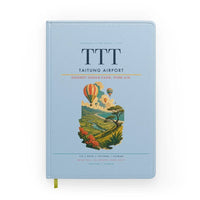 Thumbnail for Taitung Airport (TTT) design on light blue notebook