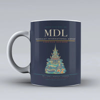 Thumbnail for International Airport MDL Mug design on dark blue mandalay