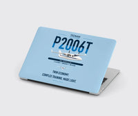 Thumbnail for Tecnam P2006T design on light blue MacBook case