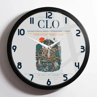 Thumbnail for Alfonso Bonilla Aragon International Airport CLO Wall-Clock Framed - Light Gray
