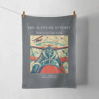 Thumbnail for VINTAGE G4202 - The Altitude Attempt - Designed Towels design on gray