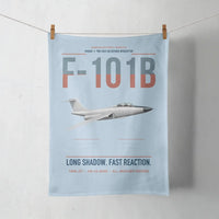 Thumbnail for F-101B Voodoo design on light blue towel
