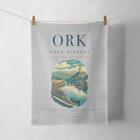 Thumbnail for Cork Airport (ORK) design on light gray towel