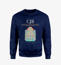 Thumbnail for Coimbatore International Airport CJB Sweatshirt - Navy Blue