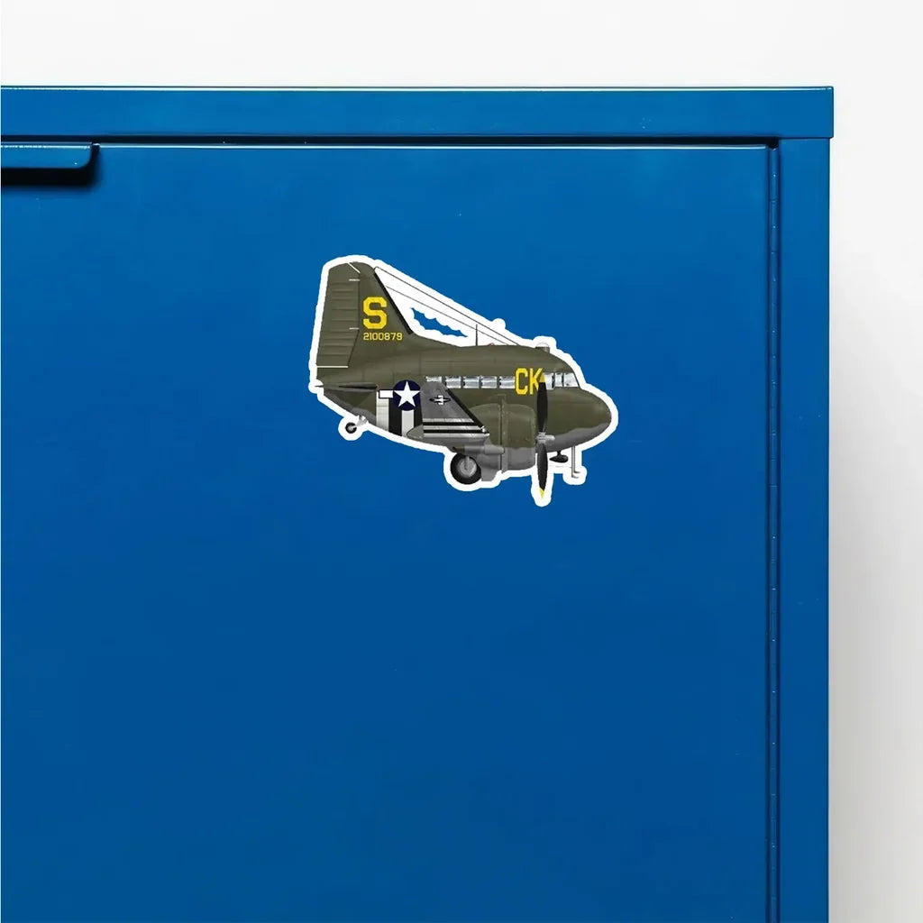 Douglas DC-3 US Military Aircraft Airplanes sticker
