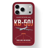 Thumbnail for KB-50J Superfortress design on dark red magsafe iphone case, for iPhone 17 Pro