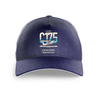 Thumbnail for Cessna 175 Skylark design on dark blue printed hat
