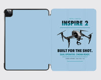 Thumbnail for DJI Inspire 2 design on light blue ipad tablet case
