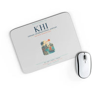 Thumbnail for Jinnah International Airport Karachi (KHI) design on light gray rectangle mouse pad