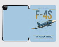 Thumbnail for F-4S Phantom II design on light blue ipad tablet case