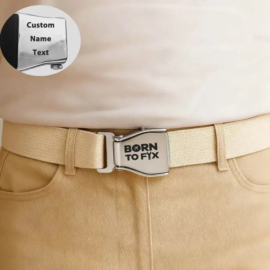 Customisable Born To Fix Airplanes Belt - view 5