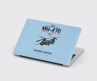 Thumbnail for Boeing MH-47G Chinook design on light blue MacBook case