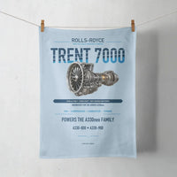 Thumbnail for TRENT 7000 design on light blue towel