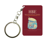 Thumbnail for Borg El Arab Airport HBE — Alexandria Key Chain design on dark red key chain