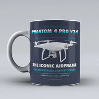 Thumbnail for Phantom 4 Pro V2.0 Mug design on dark blue dji