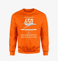Thumbnail for Cessna Citation 650 - Citation III design on orange sweatshirt