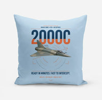 Thumbnail for Dassault Mirage 2000C RDI design on light blue pillow