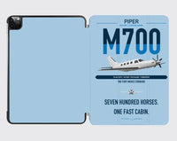 Thumbnail for Piper M700 Fury design on light blue ipad tablet case