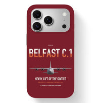 Thumbnail for Short Belfast C.1 design on dark red magsafe iphone case, for iPhone 17 Pro