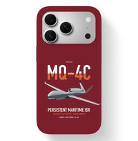 Thumbnail for MQ-4C Triton IFC-4 design on dark red magsafe iphone case, for iPhone 17 Pro