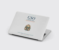 Thumbnail for Piedmont Triad International Airport (GSO) design on light gray MacBook case