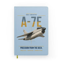 Thumbnail for A-7E Corsair II design on light blue notebook