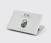 Thumbnail for Madeira Cristiano Ronaldo Airport (FNC) design on light gray MacBook case