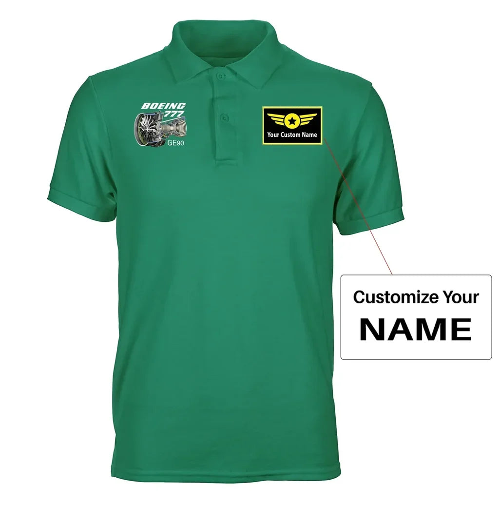 Customisable Boeing 777 Polo Shirt - view 5