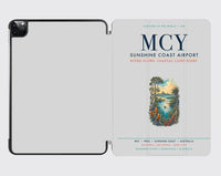 Thumbnail for Sunshine Coast Airport (MCY) design on light gray ipad tablet case