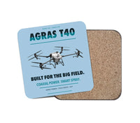 Thumbnail for DJI Agras T40 design on light blue 1 piece coaster