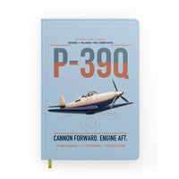 Thumbnail for P-39Q Airacobra design on light blue notebook